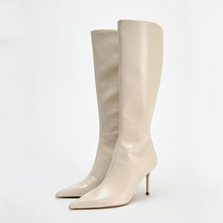 High-heeled pointed toe high-heeled boots