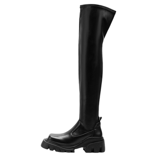 Platform thick-soled over-the-knee boots