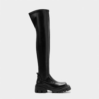 Platform thick-soled over-the-knee boots