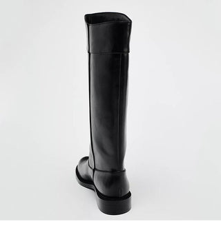 Large round head boots