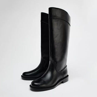 Large round head boots