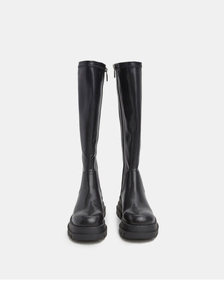 Korean knee-high leather boots