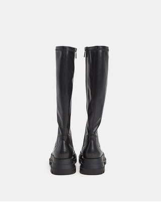 Korean knee-high leather boots