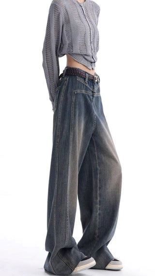 Retro wide Leg denim jeans