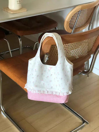 Korean lace sweet handbags