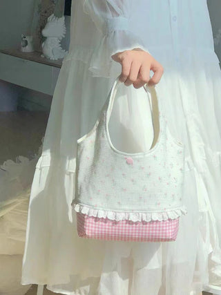 Korean lace sweet handbags