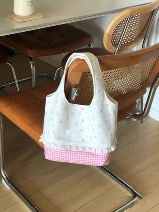 Korean lace sweet handbags