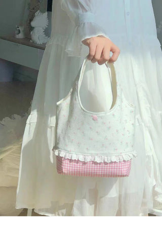 Korean lace sweet handbags