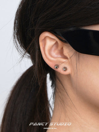 3D STUD EARRING