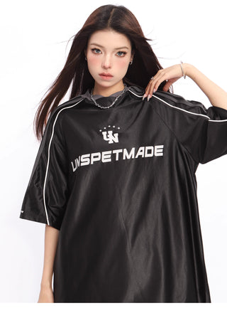 Hip-hop light V-neck sports jersey