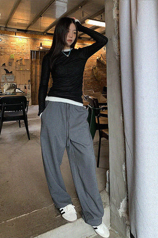 wide-leg joggers