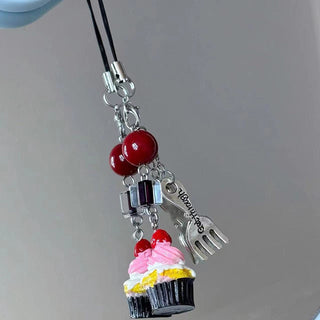 Cute Muffin phone charm