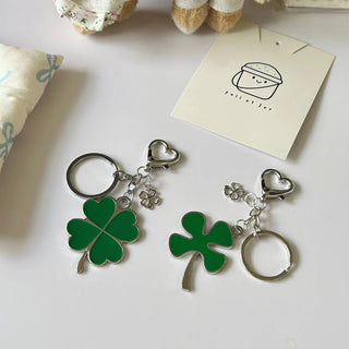 Big four-leaf clover keychain