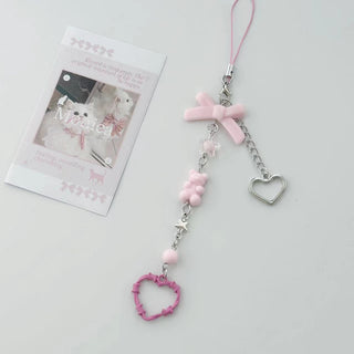 Lovely pink bear charm