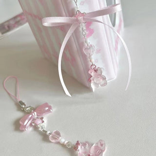 Pink sweet beaded charm