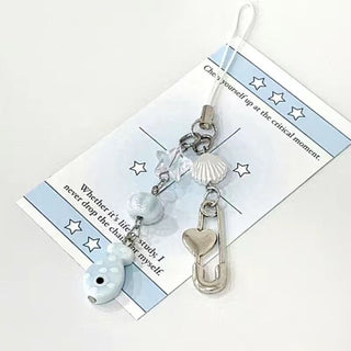 Cute fish and shells charm