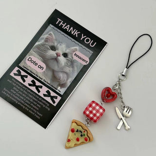 Cake pizza charm