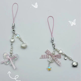 Bowknot heart charm