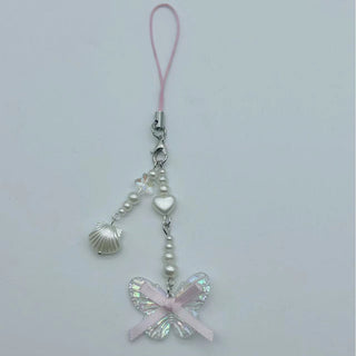 Bowknot heart charm