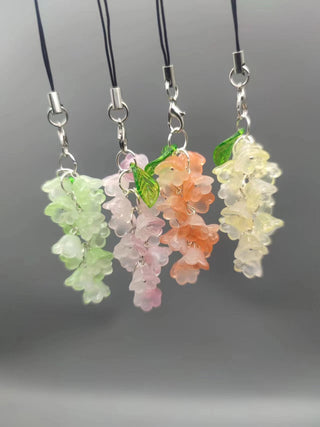 Multicolor flower charm