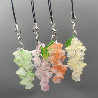 Multicolor flower charm