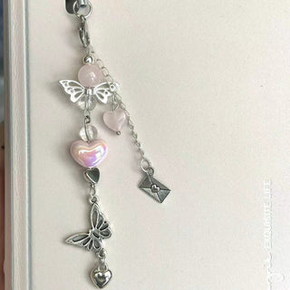 Pink Sweet Girl Heart charm