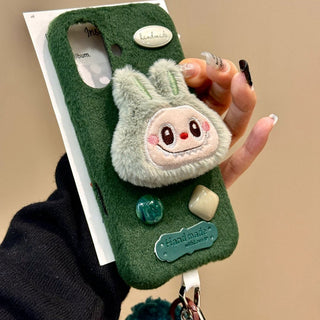 Plush Labubu Doll iPhone Case