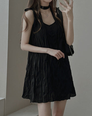 Ribbon lace Slim Dress