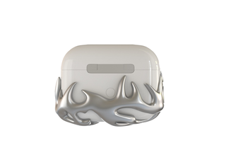 Silver Flame AirpodsPro1/2 Generation protective cover