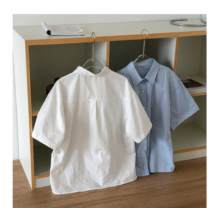 Korean loose short sleeve shirt