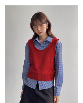 Korean Plaid Long Sleeve Shirt