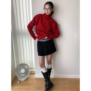 Korea Turtleneck Knitted Sweater