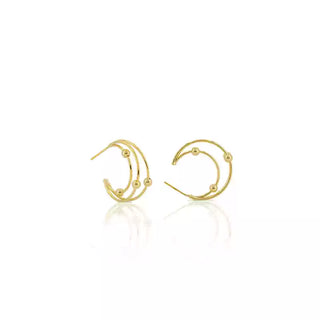 Anti-allergic circle earrings