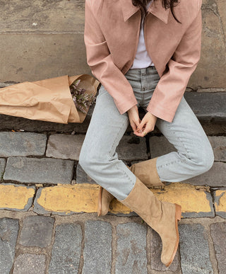 Retro oversize Casual leather Jacket