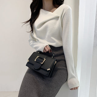 Irregular Collar Knit sweater