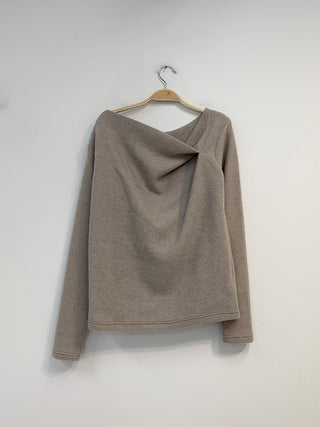 Irregular Collar Knit sweater