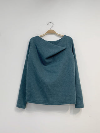 Irregular Collar Knit sweater