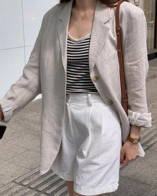 Korean thin cotton suit jacket