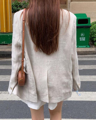 Korean thin cotton suit jacket