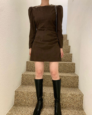 Slim long-sleeved dress