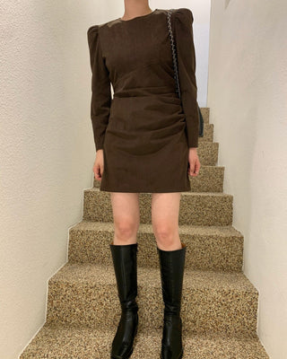 Slim long-sleeved dress