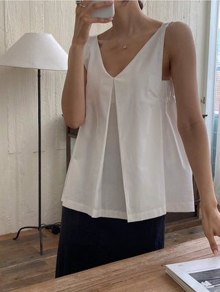 V-Neck Design Vest Top