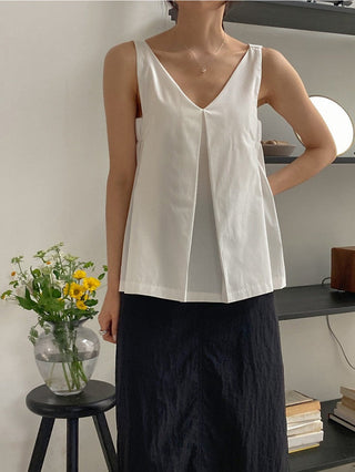 V-Neck Design Vest Top