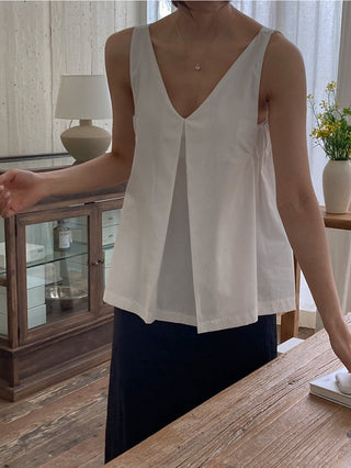 V-Neck Design Vest Top