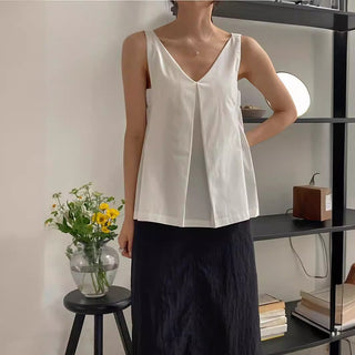 V-Neck Design Vest Top