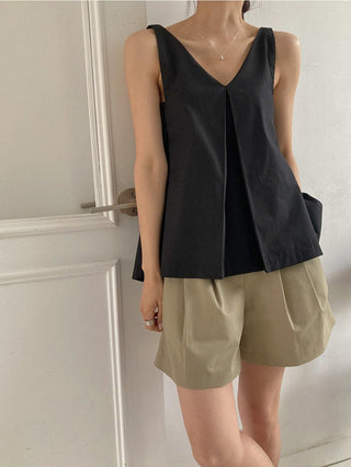 V-Neck Design Vest Top