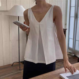 V-Neck Design Vest Top