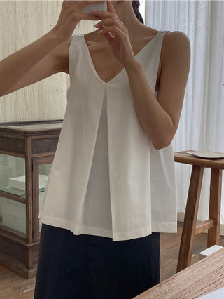 V-Neck Design Vest Top