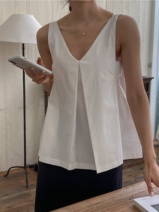 V-Neck Design Vest Top