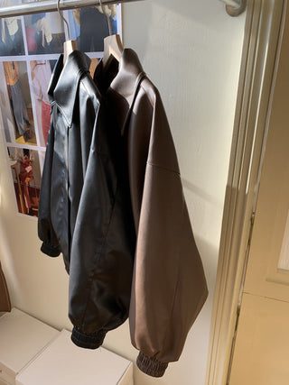 Korea all-match leather jacket